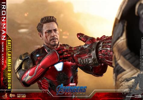 Hot Toys Marvel Avengers Endgame 1 6 Iron Man Mark LXXXV Battle Damaged Version Figures