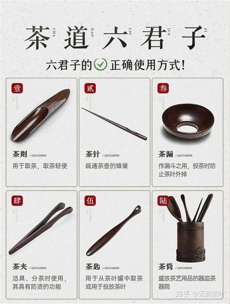 【无别茶叶】茶道六君子｜正确用法盘点‼️你用对了吗 知乎