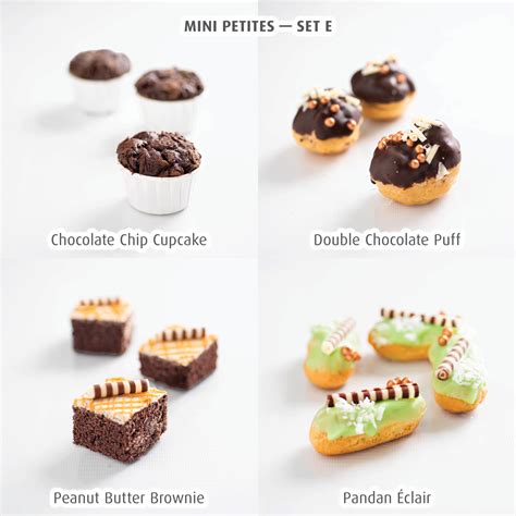 Mini Pastries — Set E Eatzi Gourmet Bakery