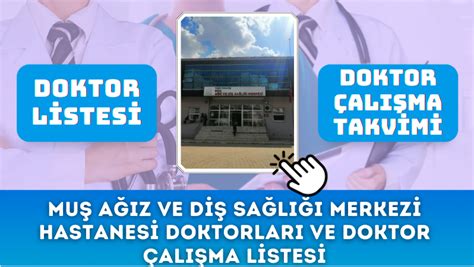 Mu A Z Ve Di Sa L Merkezi Hastanesi Doktorlar Ve Doktor Al Ma