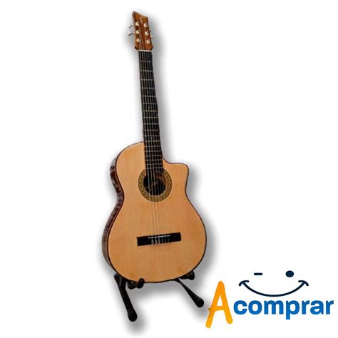 Guitarra Acústica Color Marrón Madera Natural A Comprar