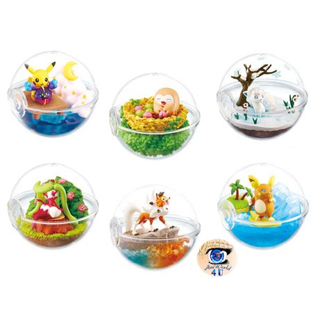 Authentic Pokemon Figures Re Ment Terrarium Collection Ex Alola Region