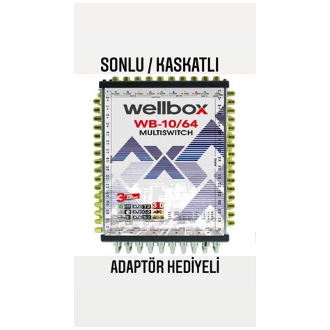 Wellbox Uydu Santrali 10 Giriş 64 Çıkış Sonlu kaskatlı Full Fiyatı