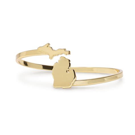 Love Michigan Bracelet Jewelry - Gold Plated – Stone Armory