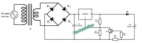 Illustration of an Over Current Relay Circuit