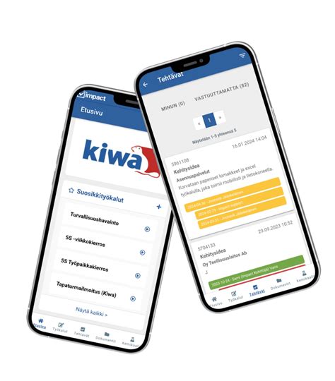 Kiwa Impact™ Hseq Mobiiliraportointi