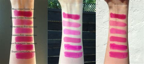 Mac Pink Lipstick Swatches