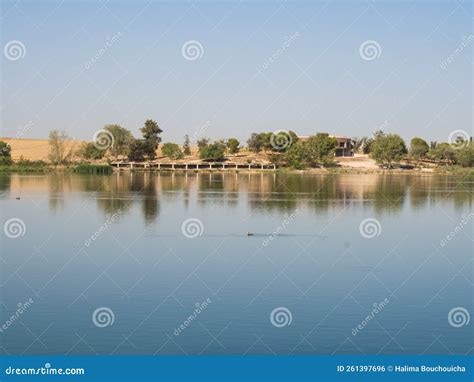 Sidi Mohamed Ben Ali Lake Stock Photo Image Of Sunlight