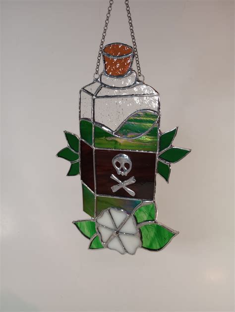 Poison Bottle Litz Creek Art Glass