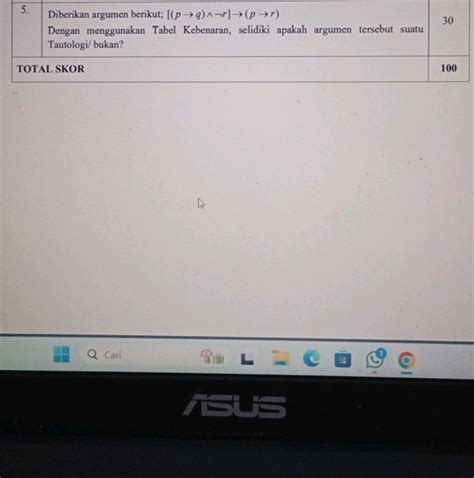 Llc 5 L Diberikan Argumen Berikut P Arrow Q G StudyX