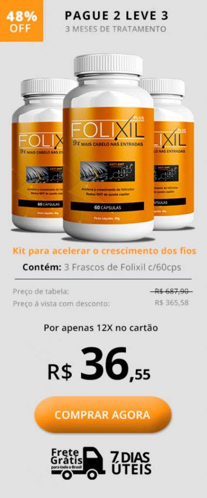 Folixil Funciona Folixil Plus Anti Calvície Depoimento Onde Comprar