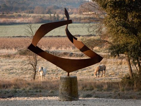 Sculpture En Acier Corten Eurokorten