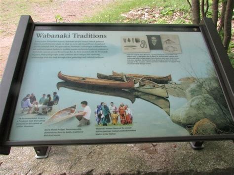 Wabanaki Traditions Historical Marker