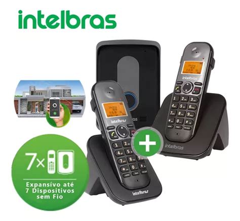 Telefone Interfone Tis 5010 Sem Fio Ramal Intelbras Parcelamento