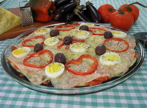 Pizza De Berinjela Guia Da Cozinha