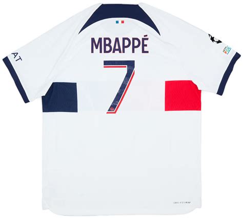 2023 24 Paris Saint Germain Authentic Away Shirt Mbappe 7 XL