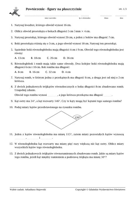 Powtrzenie Figury Na Paszczynie Kl5 Powtórzenie Figury Na