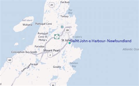 Saint John's Harbour, Newfoundland Tide Station Location Guide