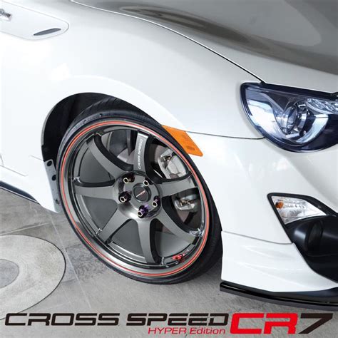 HOT STUFFホットスタッフ 15インチ 4H100 5 5J 5 5J 43 4穴 ホイール 1本単品 新品 グロスガンメタ レッドラインGGMR CROSS SPEED