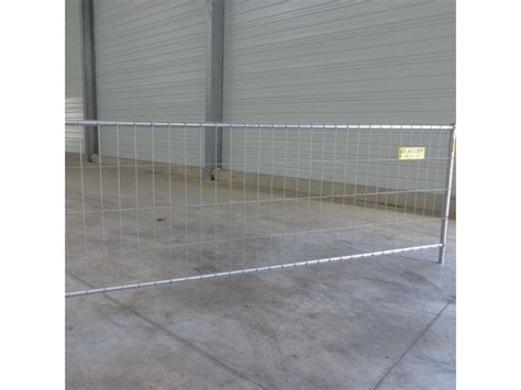 Barrière de chantier T4 3 5 x 1 2 m Grille Heras ID Acier