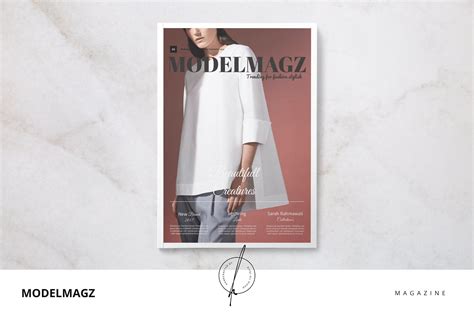 现代时尚主题杂志模板 Modelmagz Magazine 设计小咖