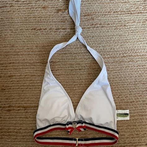 White Red And Blue Juicy Couture Bikini Never Depop