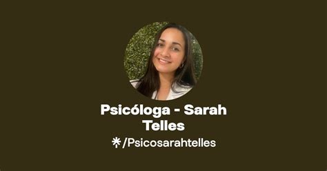 Psicóloga Sarah Telles Linktree