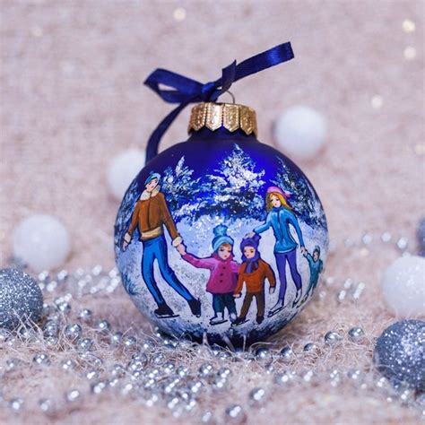 Christmas Glass Ball Etsy