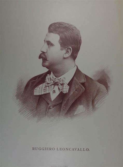 Ruggiero Leoncavallo Lithographie Aus Musikalische Rundschau Wien