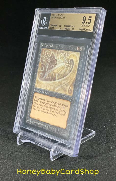 Mtg Legends 1994 Nether Void Bgs 95q True Quad Gem Mint Old School