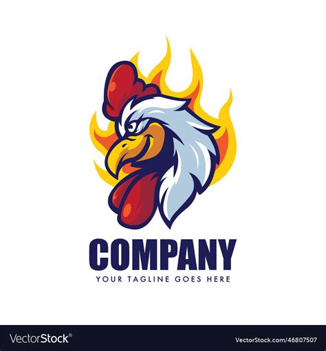 Chicken head Royalty Free Vector Image - VectorStock