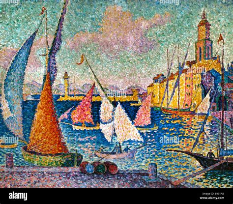 Saint Tropez Le Quai Dock Paul Signac Frankreich