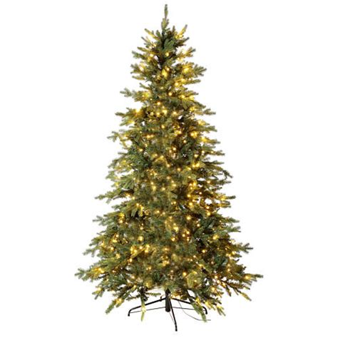 Rvore De Natal Poly Dunant Slim Verde Cm Luzes Led Winter