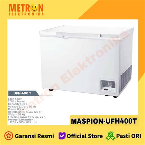 Promo Maspion Ufh T Chest Freezer Box Liter Ufh T Cicil