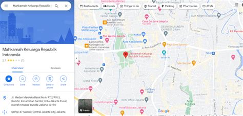 Heboh Mk Jadi Mahkamah Keluarga Di Google Maps