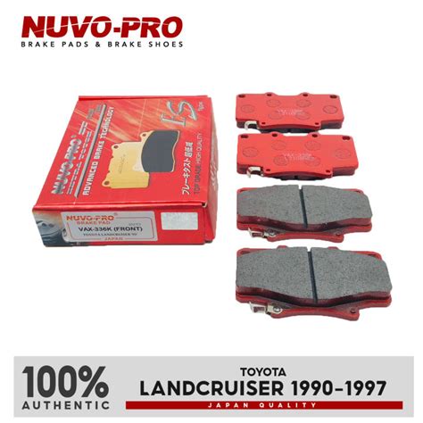 Nuvo Pro Brake Pad Front Toyota Landcruiser Vax K Set