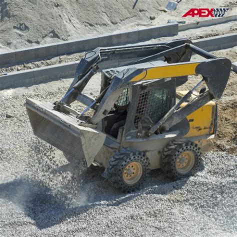 Skid Steer Loaders Applications And Solid Tires APEXWAY PRODUCT CORP