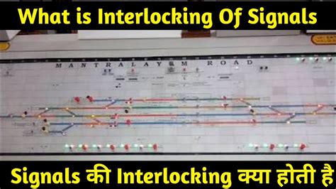 What Is Interlocking Of Signals In Railways Youtube