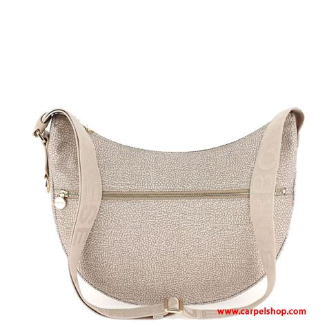 Borbonese Luna Bag Middle Tasca Sand Borbonese Borse Carpel Shop