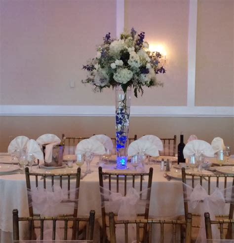 Pedestal Flower Arrangement For A Wedding Table Decorations Flower