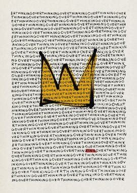 Overthinking King Poster Picture Metal Print Paint By Intonointus