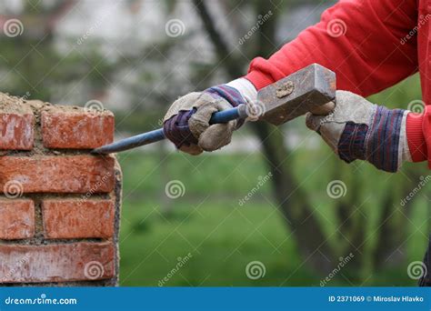 Wall demolition stock image. Image of stand, building - 2371069