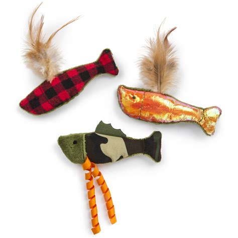 Fish Friends™ Crinkle Catnip Cat Toy, Set of 3 - SmartyKat