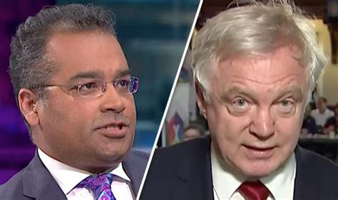 David Davis Puts Down Tv Host In Heated Clash On Brexit Uk News