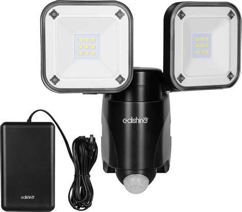 Edishine Battery Powered Motion Sensor Security Lights Lm Led Flood