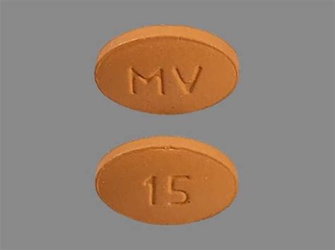 Mv Pill Orange Oval Mm Pill Identifier