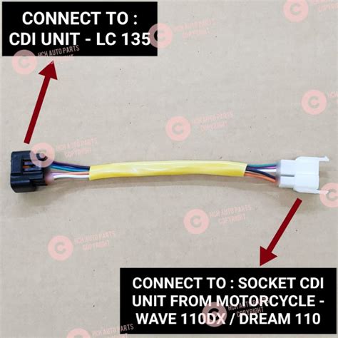 Cdi Converter Socket Lc 135 Pnp Wave 110 Dx Ex5 110 Dream 110