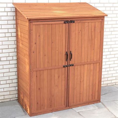 5 Ft W X 2 5 Ft D Solid Wood Lean To Storage Shed Shed Storage