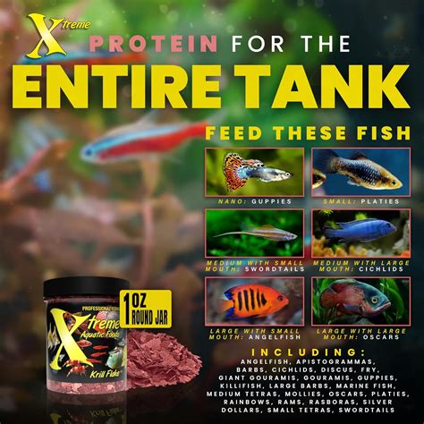 Xtreme Krill Flakes Alimento Superior Para Peces De Agua Dulce Con