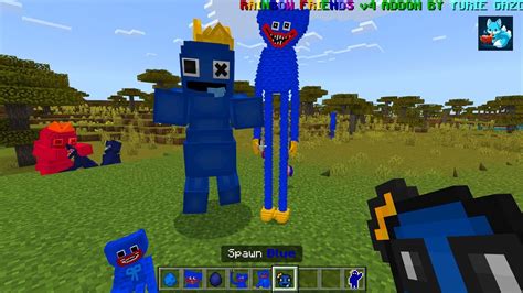 Rainbow Friends Vs Poppy Playtime Addon In Minecraft Pe Youtube